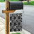 Black Palaka Japanese Patterns Garden Flag Koi Fish Asanoha Sakura Patchwork Stylized - Polynesian Pride