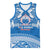 Toa Samoa Rugby Custom Basketball Jersey Uso aso uma Samoan Pattern Blue - Polynesian Pride
