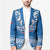 Toa Samoa Rugby Custom Blazer Uso aso uma Samoan Pattern Blue - Polynesian Pride