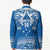 Toa Samoa Rugby Custom Blazer Uso aso uma Samoan Pattern Blue - Polynesian Pride