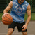 Toa Samoa Rugby Custom Sleeveless Hoodie Uso aso uma Samoan Pattern Blue - Polynesian Pride