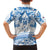 Toa Samoa Rugby Custom Family Matching Short Sleeve Bodycon Dress and Hawaiian Shirt Uso aso uma Samoan Pattern White - Polynesian Pride