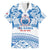 Toa Samoa Rugby Custom Family Matching Summer Maxi Dress and Hawaiian Shirt Uso aso uma Samoan Pattern White - Polynesian Pride