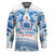 Toa Samoa Rugby Custom Hockey Jersey Uso aso uma Samoan Pattern White - Polynesian Pride