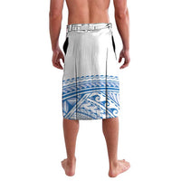 Toa Samoa Rugby Custom Lavalava Uso aso uma Samoan Pattern White - Polynesian Pride