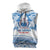 Toa Samoa Rugby Custom Sleeveless Hoodie Uso aso uma Samoan Pattern White - Polynesian Pride