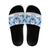 Toa Samoa Rugby Custom Slide Sandals Uso aso uma Samoan Pattern White - Polynesian Pride