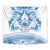 Toa Samoa Rugby Custom Tapestry Uso aso uma Samoan Pattern White - Polynesian Pride