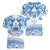 Toa Samoa Rugby Custom Women V-Neck T-Shirt Uso aso uma Samoan Pattern White - Polynesian Pride