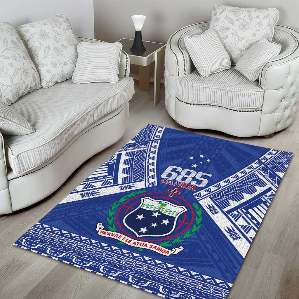 Samoa 685 Area Rug Samoan Pride Coat Of Arms - Polynesian Pride