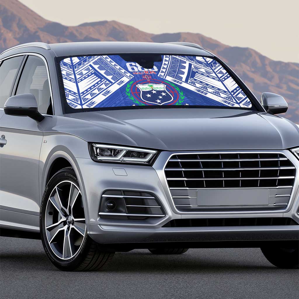 Samoa 685 Auto Sun Shade Samoan Pride Coat Of Arms - Polynesian Pride