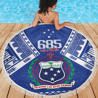 Samoa 685 Beach Blanket Samoan Pride Coat Of Arms - Polynesian Pride