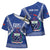 Personalised Samoa 685 Cross Shoulder Shirt Samoan Pride Coat Of Arms - Polynesian Pride