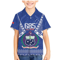 Personalised Samoa 685 Family Matching Mermaid Dress and Hawaiian Shirt Samoan Pride Coat Of Arms - Polynesian Pride