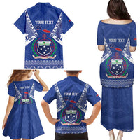 Personalised Samoa 685 Family Matching Puletasi and Hawaiian Shirt Samoan Pride Coat Of Arms - Polynesian Pride