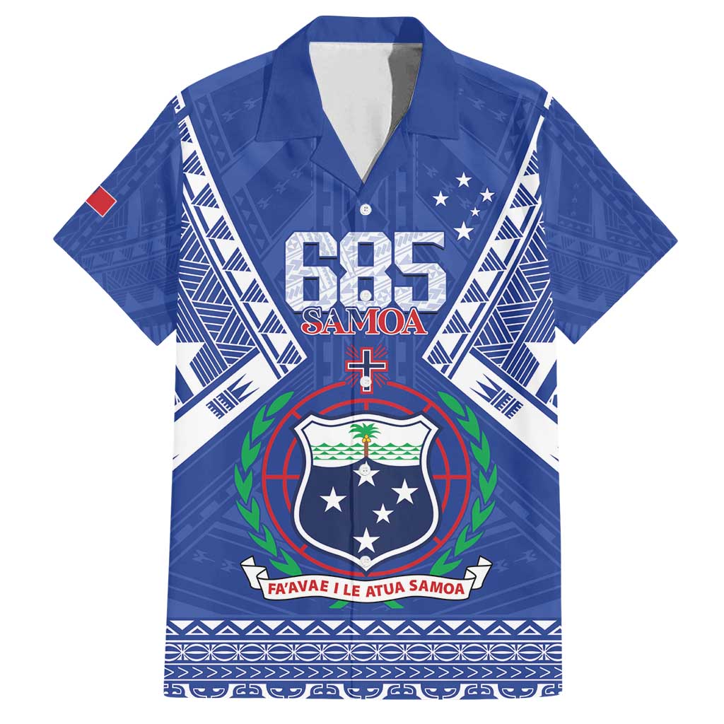 Personalised Samoa 685 Family Matching Summer Maxi Dress and Hawaiian Shirt Samoan Pride Coat Of Arms - Polynesian Pride