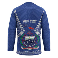 Personalised Samoa 685 Hockey Jersey Samoan Pride Coat Of Arms - Polynesian Pride