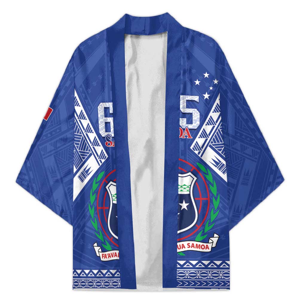 Personalised Samoa 685 Kimono Samoan Pride Coat Of Arms - Polynesian Pride