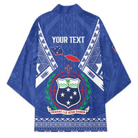 Personalised Samoa 685 Kimono Samoan Pride Coat Of Arms - Polynesian Pride