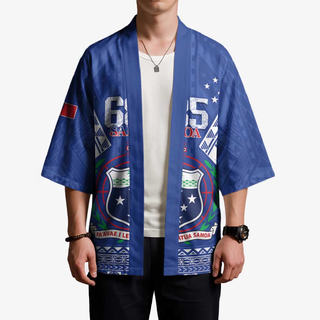 Personalised Samoa 685 Kimono Samoan Pride Coat Of Arms - Polynesian Pride