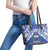 Samoa 685 Leather Tote Bag Samoan Pride Coat Of Arms - Polynesian Pride
