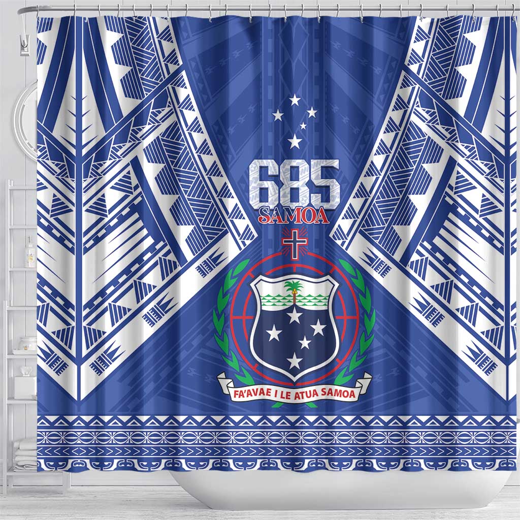 Samoa 685 Shower Curtain Samoan Pride Coat Of Arms - Polynesian Pride