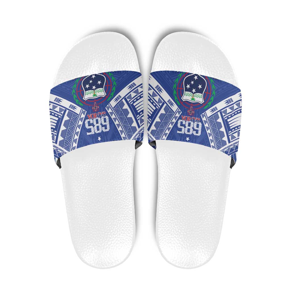 Samoa 685 Slide Sandals Samoan Pride Coat Of Arms - Polynesian Pride