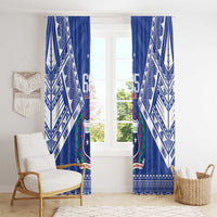 Samoa 685 Window Curtain Samoan Pride Coat Of Arms - Polynesian Pride