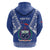 Personalised Samoa 685 Zip Hoodie Samoan Pride Coat Of Arms - Polynesian Pride