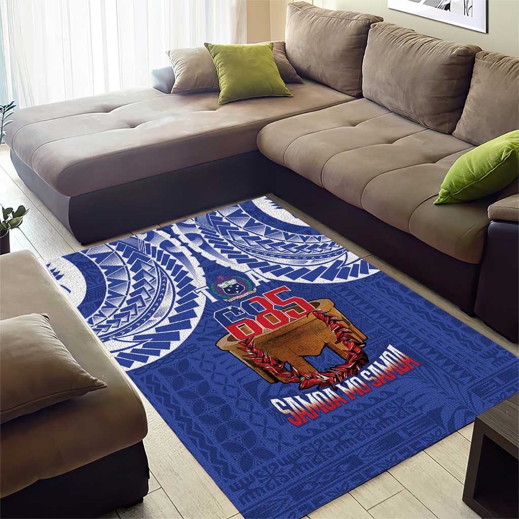 Toa Samoa Rugby Area Rug 685 Pride Tanoa Ula Fala - Polynesian Pride