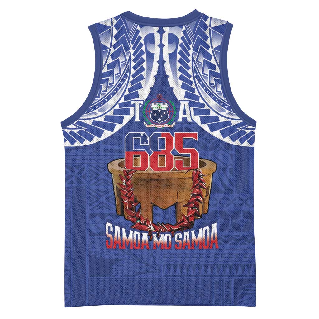 Toa Samoa Rugby Basketball Jersey 685 Pride Tanoa Ula Fala - Polynesian Pride