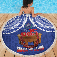 Toa Samoa Rugby Beach Blanket 685 Pride Tanoa Ula Fala - Polynesian Pride