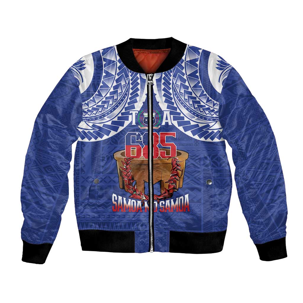 Toa Samoa Rugby Bomber Jacket 685 Pride Tanoa Ula Fala - Polynesian Pride