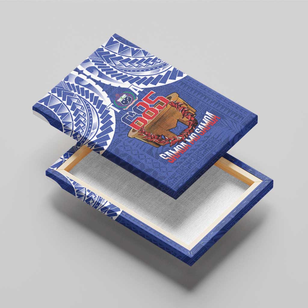 Toa Samoa Rugby Canvas Wall Art 685 Pride Tanoa Ula Fala - Polynesian Pride