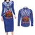 Toa Samoa Rugby Couples Matching Long Sleeve Bodycon Dress and Long Sleeve Button Shirt 685 Pride Tanoa Ula Fala - Polynesian Pride