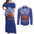 Toa Samoa Rugby Couples Matching Off Shoulder Maxi Dress and Long Sleeve Button Shirt 685 Pride Tanoa Ula Fala - Polynesian Pride