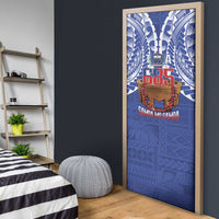 Toa Samoa Rugby Door Cover 685 Pride Tanoa Ula Fala - Polynesian Pride