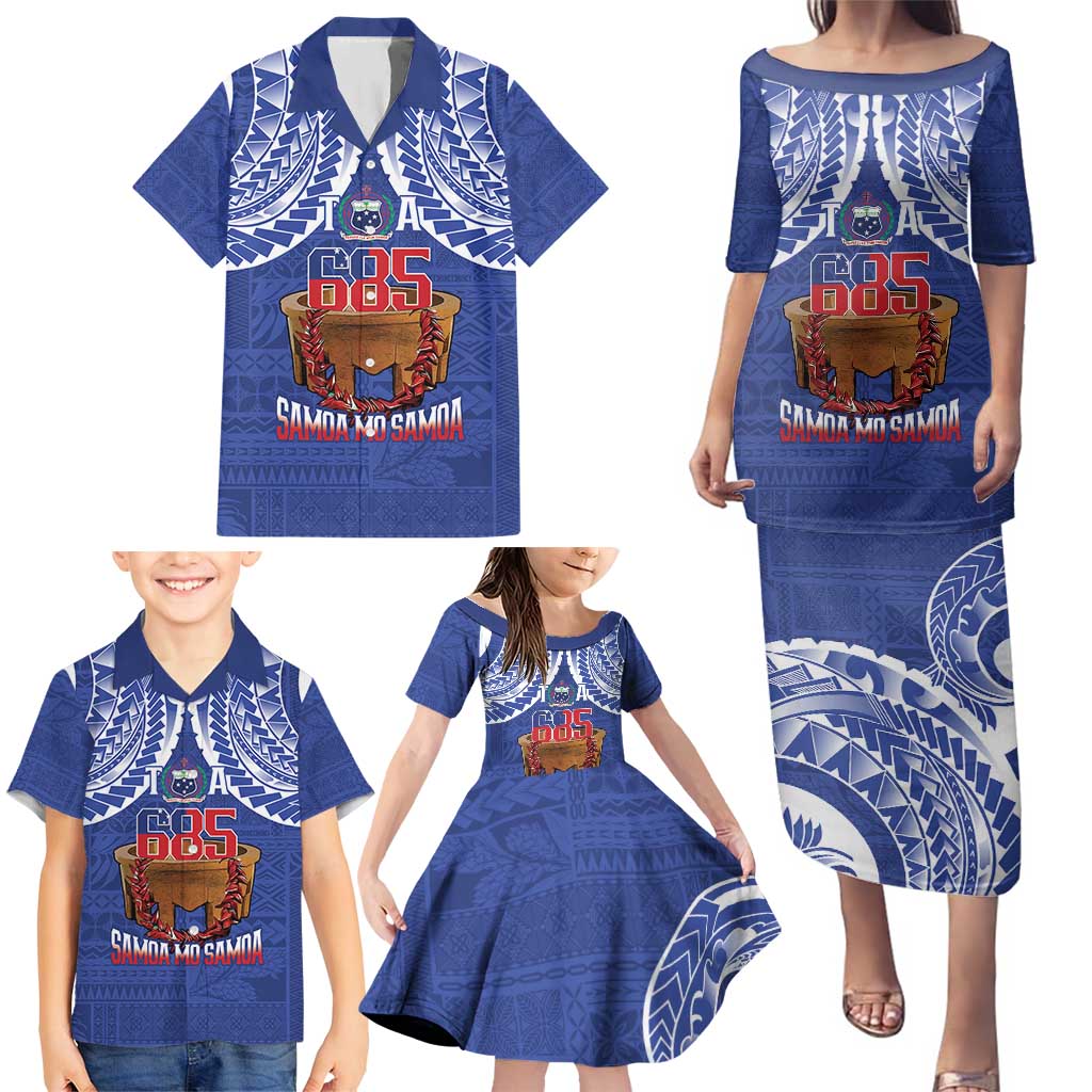 Toa Samoa Rugby Family Matching Puletasi and Hawaiian Shirt 685 Pride Tanoa Ula Fala - Polynesian Pride