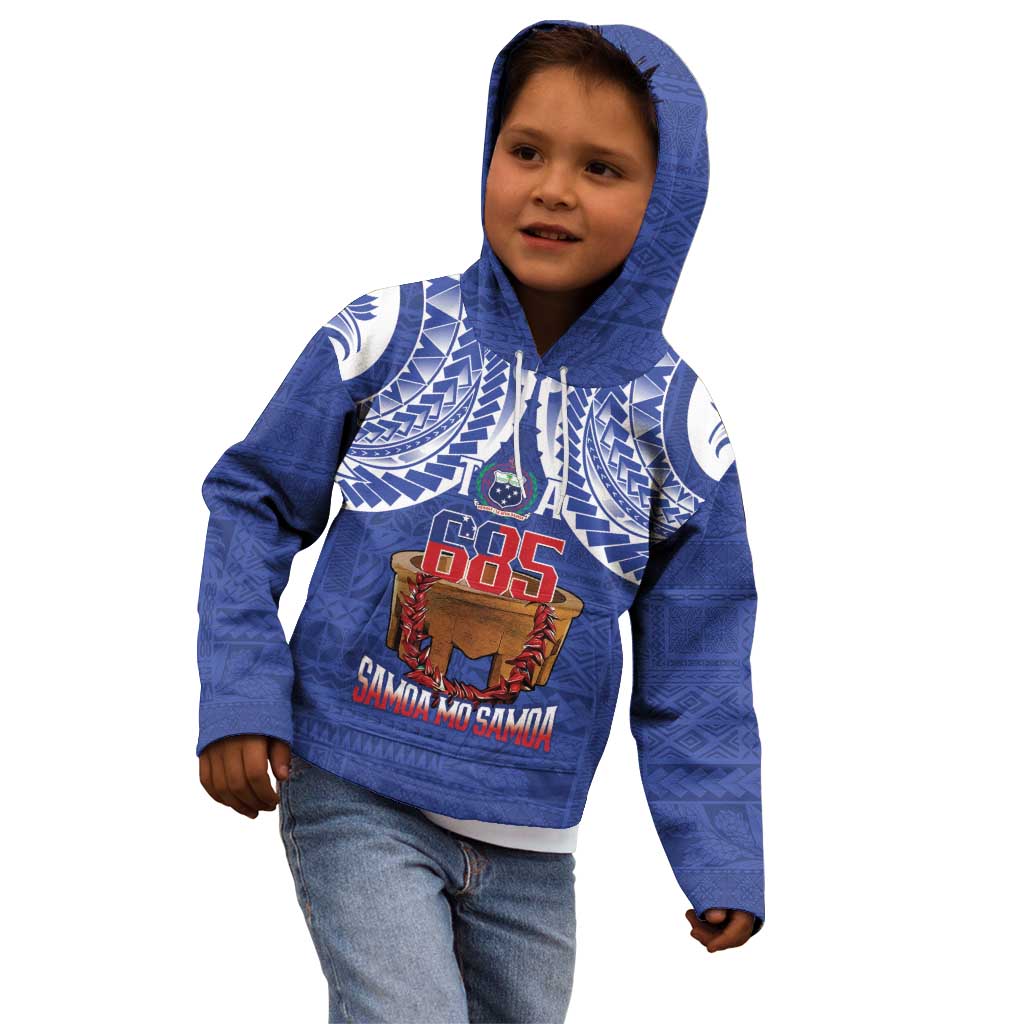 Toa Samoa Rugby Kid Hoodie 685 Pride Tanoa Ula Fala - Polynesian Pride