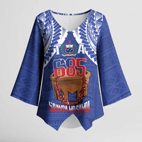 Toa Samoa Rugby Kimono Sleeve Blouse 685 Pride Tanoa Ula Fala - Polynesian Pride