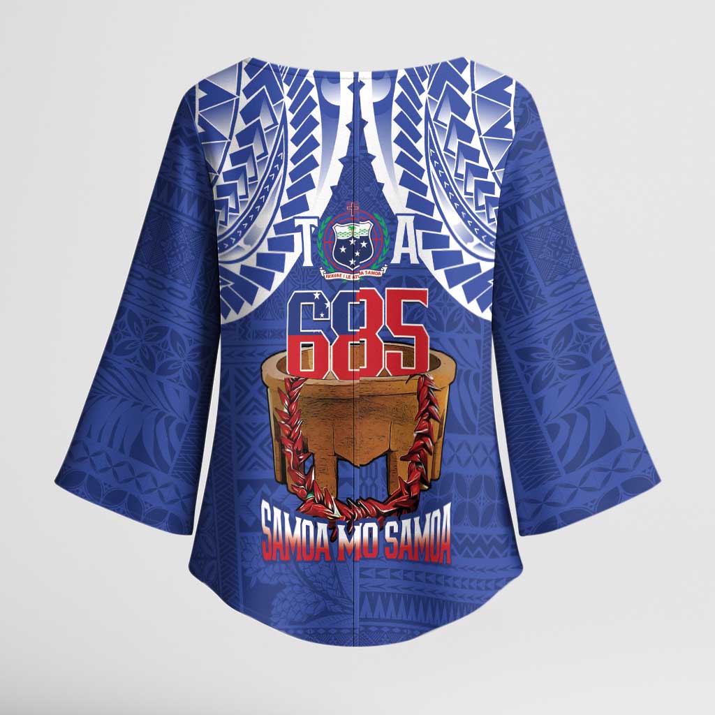 Toa Samoa Rugby Kimono Sleeve Blouse 685 Pride Tanoa Ula Fala - Polynesian Pride