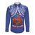 Toa Samoa Rugby Long Sleeve Button Shirt 685 Pride Tanoa Ula Fala - Polynesian Pride