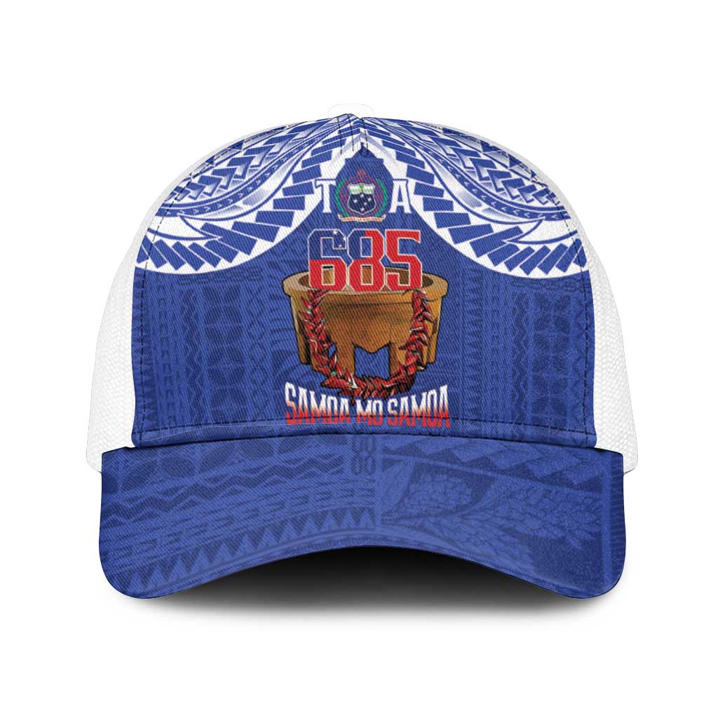 Toa Samoa Rugby Mesh Trucker Cap 685 Pride Tanoa Ula Fala - Polynesian Pride