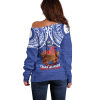 Toa Samoa Rugby Off Shoulder Sweater 685 Pride Tanoa Ula Fala - Polynesian Pride