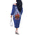 Toa Samoa Rugby Off The Shoulder Long Sleeve Dress 685 Pride Tanoa Ula Fala - Polynesian Pride
