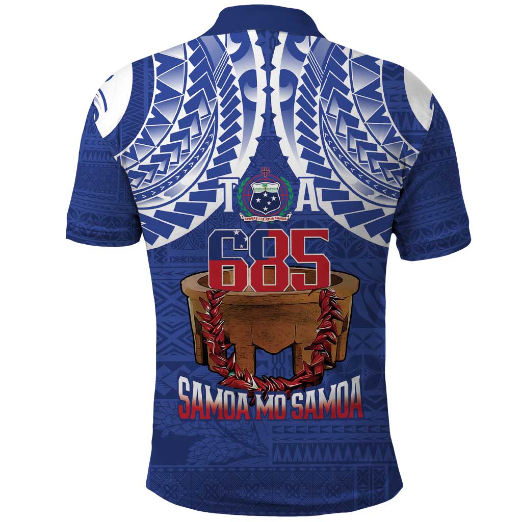 Toa Samoa Rugby Polo Shirt 685 Pride Tanoa Ula Fala - Polynesian Pride