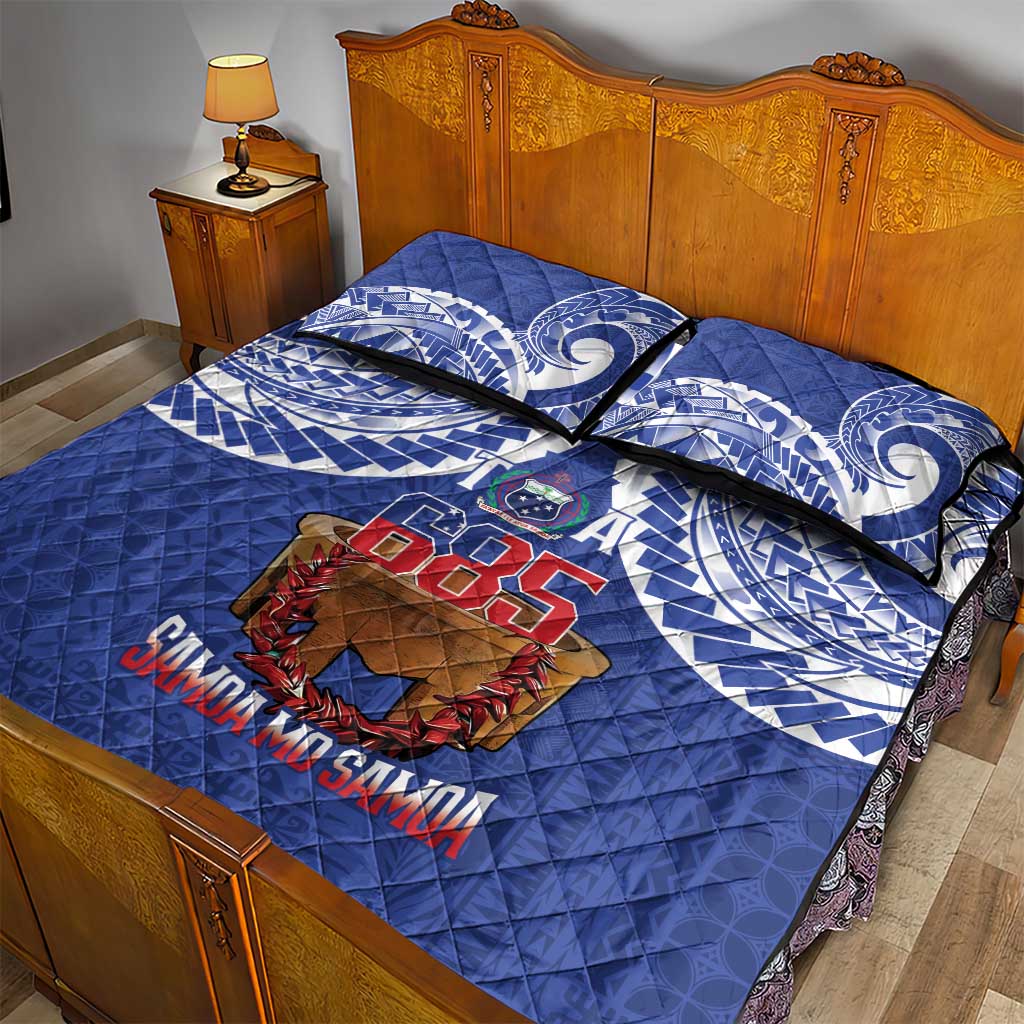 Toa Samoa Rugby Quilt Bed Set 685 Pride Tanoa Ula Fala - Polynesian Pride
