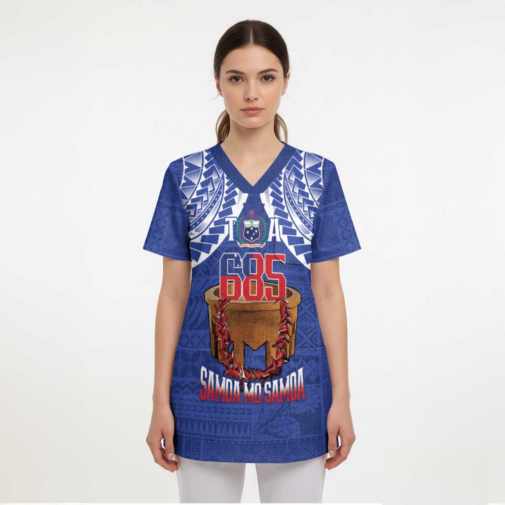 Toa Samoa Rugby Scrub Top 685 Pride Tanoa Ula Fala - Polynesian Pride