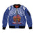 Toa Samoa Rugby Sleeve Zip Bomber Jacket 685 Pride Tanoa Ula Fala - Polynesian Pride