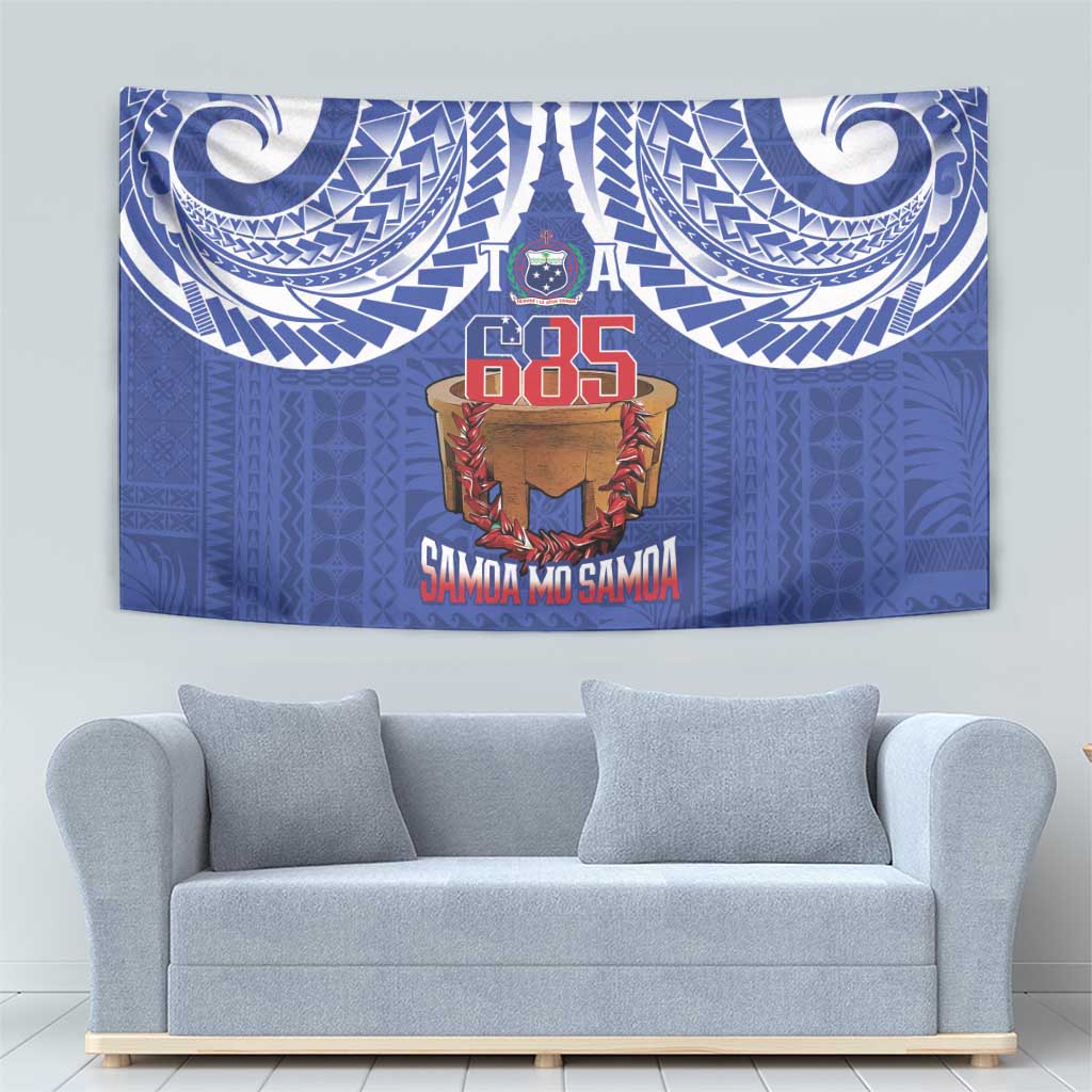 Toa Samoa Rugby Tapestry 685 Pride Tanoa Ula Fala - Polynesian Pride